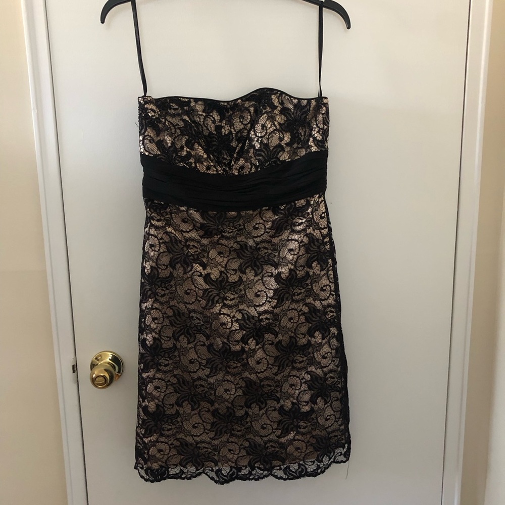 NWOT WHBM Lace Stapless Dress